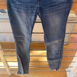 Madewell High Wasted Skinny Blue Jeans